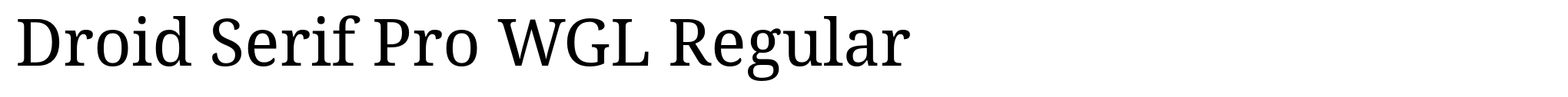 Droid Serif Pro WGL Regular image